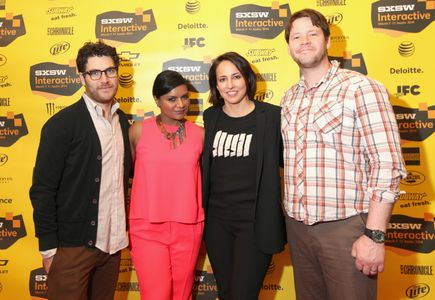 Ike Barinholtz, Adam Pally, Mindy Kaling, and Anne Fulenwider at an event for The Mindy Project (2012)
