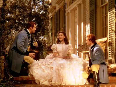 Vivien Leigh, George Reeves, and Fred Crane in Gone with the Wind (1939)