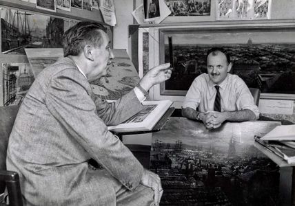 Walt Disney and Peter Ellenshaw