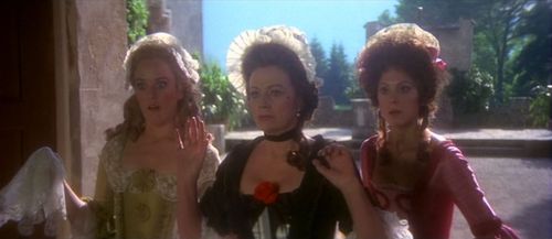 Rosalind Ayres, Sherrie Hewson, and Margaret Lockwood in The Slipper and the Rose: The Story of Cinderella (1976)