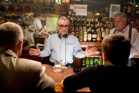 Leonardo DiCaprio, Martin Scorsese, and Michael Ballhaus in The Departed (2006)