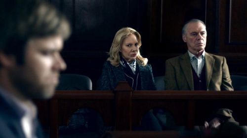 Cecilia Roth, Miguel Ángel Solá, and Benjamín Amadeo in The Crimes That Bind (2020)