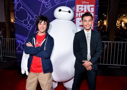 Ryan Potter at an event for Big Hero 6 (2014)