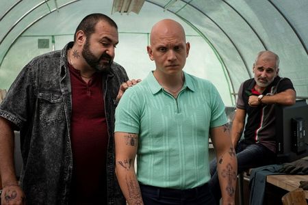 Turhan Troy Caylak, Anthony Carrigan, and Nick Gracer in Barry: ben mendelsohn (2022)