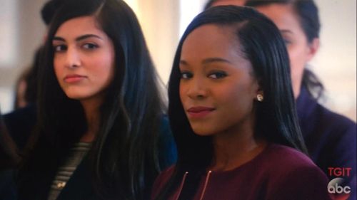 Fizaa Dosani, Aja Naomi King in ABC's How To Get Away With Murder