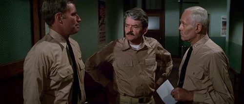 Henry Fonda, Charlton Heston, and Hal Holbrook in Midway (1976)