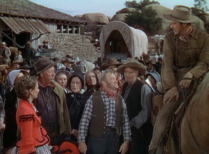 Ray Milland, Barbara Stanwyck, Virginia Farmer, Frank Faylen, Barry Fitzgerald, and Minerva Urecal in California (1947)