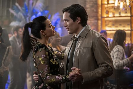 Emeraude Toubia and Desmond Chiam in With Love (2021)
