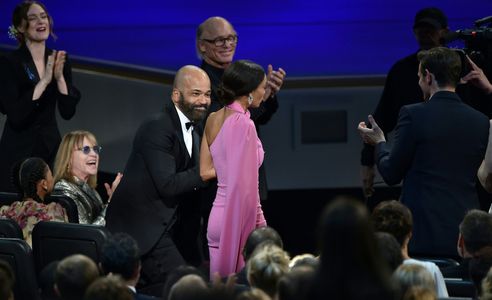 Ed Harris, Thandiwe Newton, and Jeffrey Wright at an event for The 70th Primetime Emmy Awards (2018)