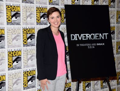 Veronica Roth at an event for Divergent (2014)