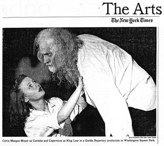 as Cordelia in King Lear with Gorilla Rep