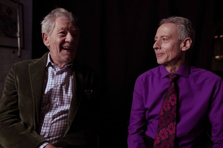 Ian McKellen and Peter Tatchell in Hating Peter Tatchell (2021)