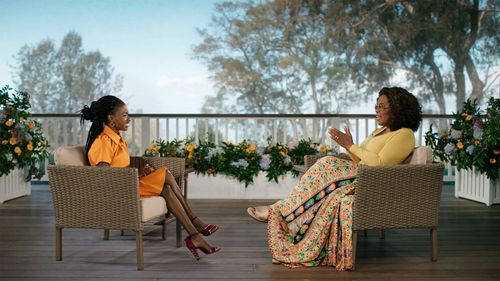 Oprah Winfrey and Amanda Gorman in The Oprah Conversation (2020)
