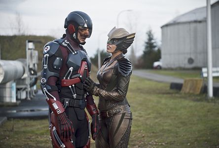 Brandon Routh and Ciara Renée in DC's Legends of Tomorrow (2016)