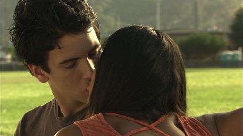 Veronica Sixtos and Matt Angel in The Prankster (2010)