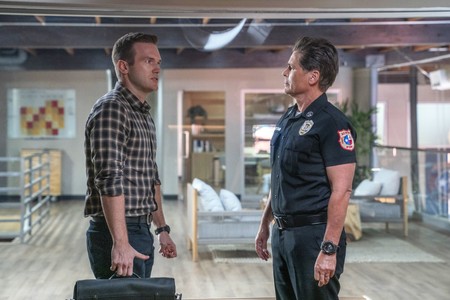 Rob Lowe and Andy Favreau in 9-1-1: Lone Star (2020)
