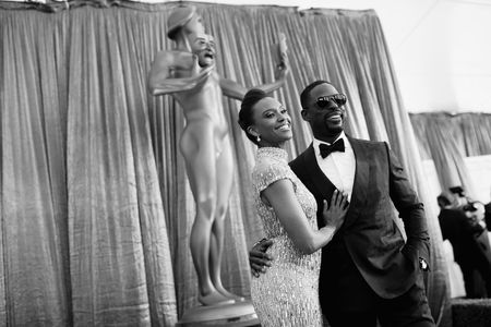 Sterling K. Brown and Ryan Michelle Bathe at an event for The 25th Annual Screen Actors Guild Awards (2019)