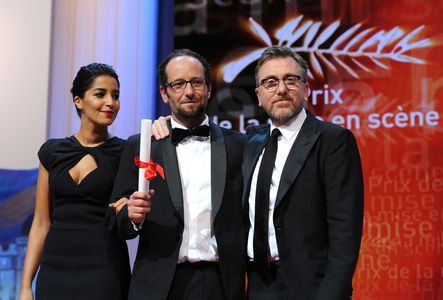 Tim Roth, Carlos Reygadas, and Leïla Bekhti at an event for Post Tenebras Lux (2012)