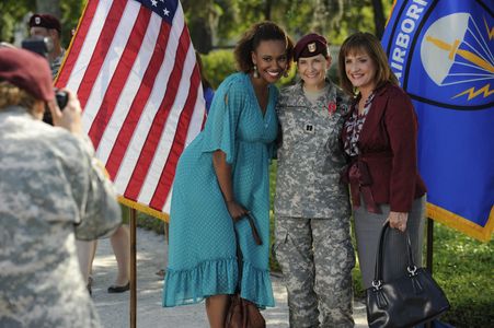 Kellie Martin, Patti LuPone, and Ryan Michelle Bathe in Army Wives (2007)