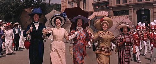 Jesslyn Fax, Peggy Mondo, Adnia Rice, Sara Seegar, and Mary Wickes in The Music Man (1962)