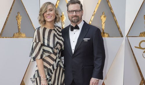 Dave Mullins (director) and Dana Murray (producer) at the 90th Academy Awards.