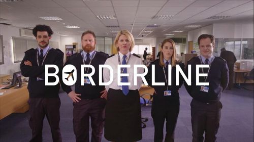 Jackie Clune, Jamie Michie, David Avery, David Elms, Liz Kingsman, and Christine B. Blyth in Borderline (2016)