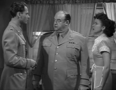 Sydney Greenstreet, Ida Lupino, and William Prince in Pillow to Post (1945)