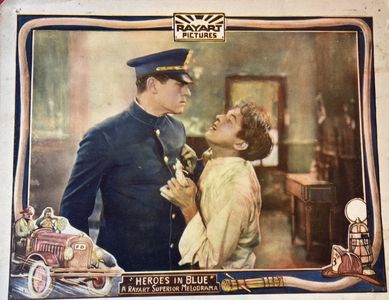 John Bowers and Gareth Hughes in Heroes in Blue (1927)