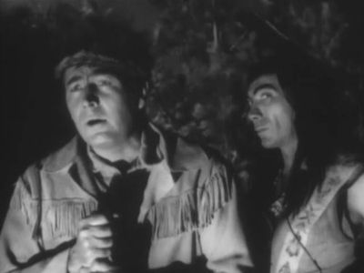 Ed Ames and Fess Parker in Daniel Boone (1964)