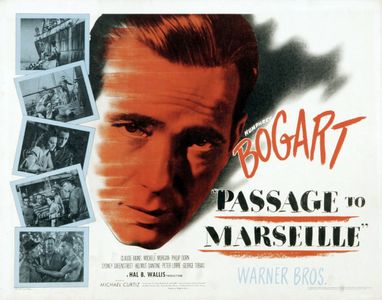 Humphrey Bogart, Michèle Morgan, Helmut Dantine, and Philip Dorn in Passage to Marseille (1944)
