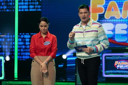 Dingdong Dantes and Mariz in Family Feud Philippines (2022)