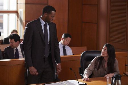 Jordan Johnson-Hinds and Marla McLean in Suits (2011)