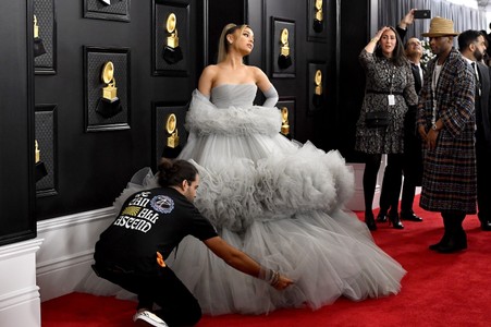 Ariana Grande at an event for The 62nd Annual Grammy Awards (2020)