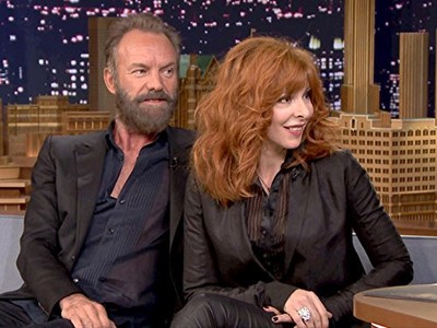 Sting and Mylène Farmer in The Tonight Show Starring Jimmy Fallon (2014)