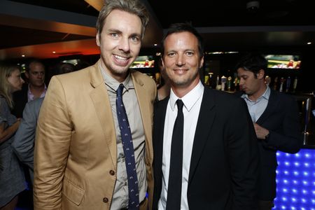LOS ANGELES, CA - AUGUST 14: Co-Director/Writer Dax Shepard and Co-Director David Palmer at Open Road Films 'Hit And Run