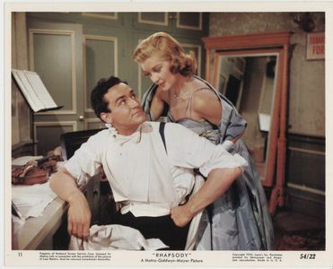Vittorio Gassman and Barbara Bates in Rhapsody (1954)