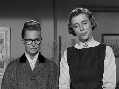 Lola Albright and Nancy Kulp in The Beverly Hillbillies (1962)