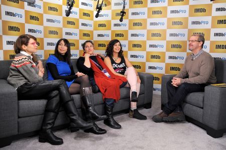 Illeana Douglas, Joey Soloway, Jessie Kahnweiler, Keith Simanton, and Rebecca Odes at an event for The IMDb Studio at Su