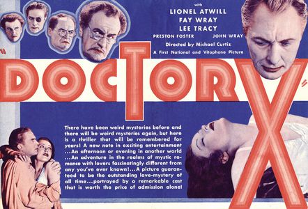Lionel Atwill, Harry Beresford, Preston Foster, Fay Wray, and John Wray in Doctor X (1932)