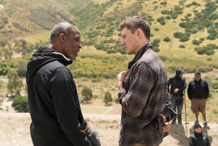 Alrick Riley, Dave Erickson, and Sam Underwood in Fear the Walking Dead (2015)