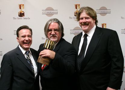 Matt Groening, John DiMaggio, and Billy West