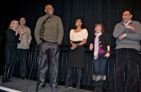 Samuel L. Jackson entertains while answering questions at the Q&A, with Naomi Watts, Rodrigo Garcia, Kerry Washington, G