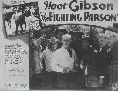 Hoot Gibson, Charles King, Tex Palmer, and Skeeter Bill Robbins in The Fighting Parson (1933)