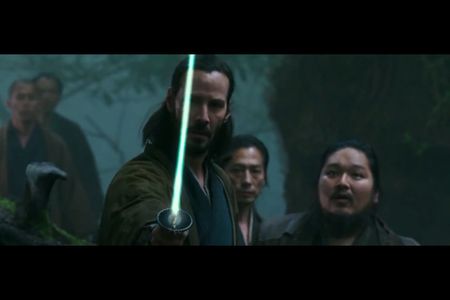 Keanu Reeves, Hiroyuki Sanada, and Takato Yonemoto in 47 Ronin (2013)