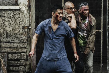 Ken Lo, Jing Wu, and Simon Yam in Kill Zone 2 (2015)