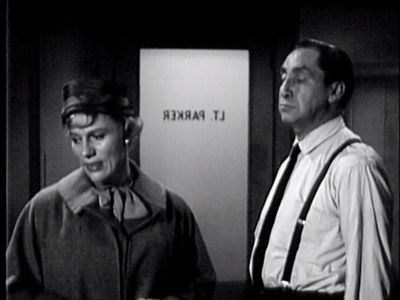 Horace McMahon and Jan Miner in Naked City (1958)