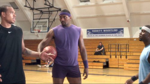 Kevin Hart and Metta World Peace in Conan (2010)