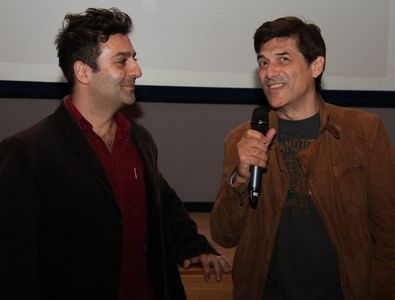 Marcus Markou and Georges Corraface at the Thessaloniki Film Festival