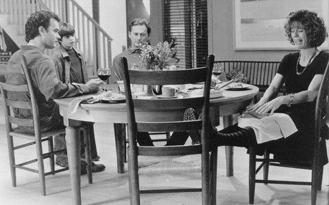 Tom Hanks, Victor Garber, Rita Wilson, and Ross Malinger in Sleepless in Seattle (1993)