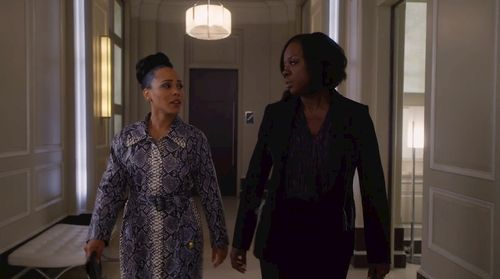 Amirah Vann and Viola Davis in How To Get Away With Murder